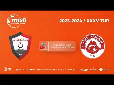 Misli Premyer Liqası 2023 2024 XXXV tur Qəbələ Araz Naxçıvan