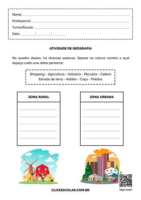 Atividades De Geografia E Ano Fundamental Exercicios Provas