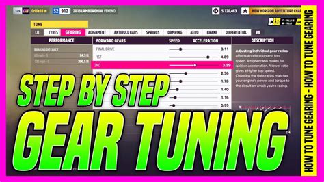 How To Tune Gearing In Forza Horizon 5 Gear Tuning Tutorial FH5 YouTube