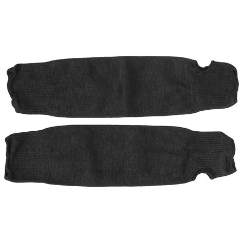 Cut Resistance Arm Protector Sleeve Level 5 Cut Resistant Sleeves With Thumb Hole Black