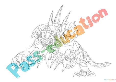 Coloriage gratuit Bakugan PDF à imprimer