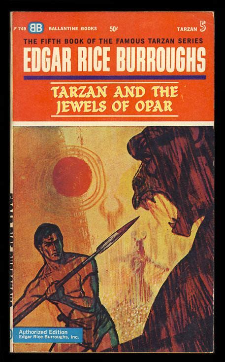 Tarzan And The Jewels Of Opar By Burroughs Edgar Rice Paperback