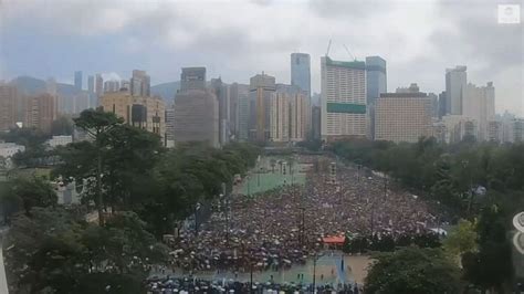 Timelapse footage shows mass protests in Hong Kong Video - ABC News