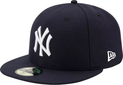 New Era Men's New York Yankees 59Fifty Game Navy Authentic Hat | Dick's Sporting Goods