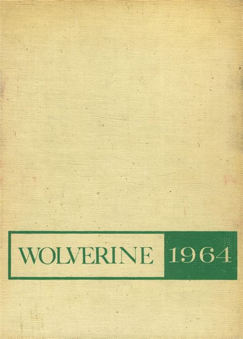 1964 yearbook from Godwin Heights High School from Wyoming, Michigan for sale