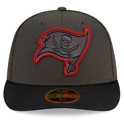 New Era Pewterblack Tampa Bay Buccaneers 2021 Nfl Sideline Road Low P