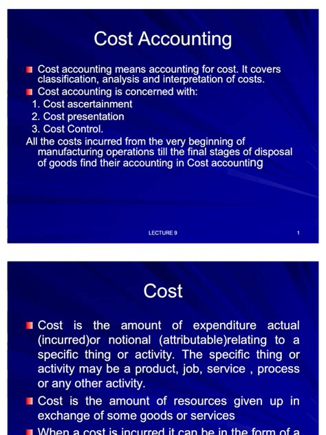 PDF Lecure 1 Costing Mms DOKUMEN TIPS