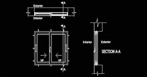 CAD Blocks Casement Windows Plan And Elevation 2d Dwg CADBlocksDWG