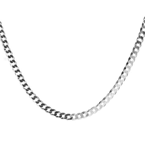 Cadena De Plata 925 Modelo Grumet 60 Cm