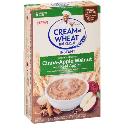 Cream Of Wheat Cinnamon Apple Walnut Instant Hot Cereal Ct Oz Shipt
