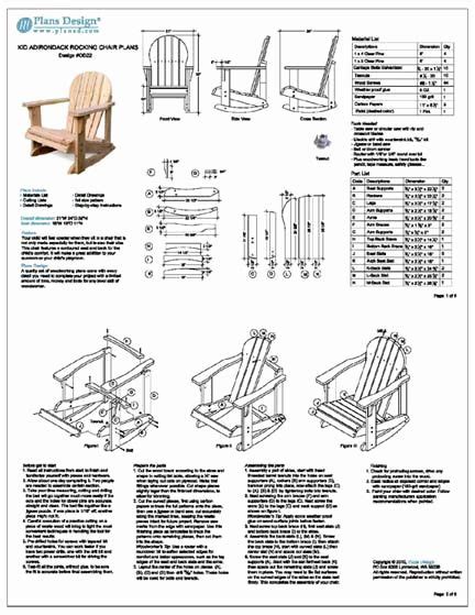 Beautiful Work Adirondack Rocker Chair Plans Free Do It Yourself