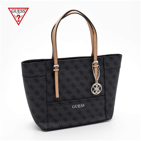 Guess Kadın Omuz Çantası Hwsi45 35220 Delaney Small Classic Tote Coal