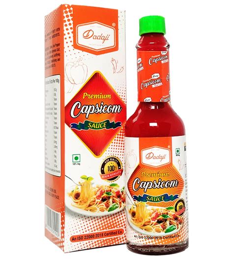 Dadaji Capsico Hot Pepper Sauce 150g Pack Of 2 75g Each