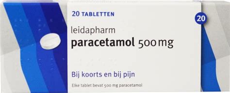 Leidapharm Paracetamol 500 Mg 20 Tabl Mit Rabatt Kaufen VitAdvice BV