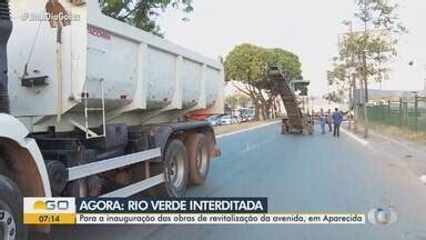 Bom Dia Go Cerim Nia De Lan Amento De Obras Interdita Trecho Da