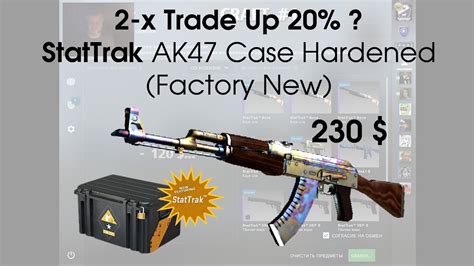 CS GO Trade Up 2 X StatTrak AK 47 Case Hardened Factory New 20