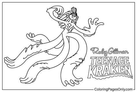 15 Ruby Gillman Teenage Kraken Coloring Pages - ColoringPagesOnly.com