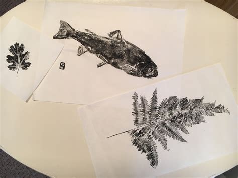 Gyotaku Fish And Nature Printing Hallockville Museum Farm