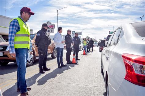 Realizan ContralorÍa Y Seguridad PÚblica Volanteo En OrientaciÓn A Paisanos Navojoa Al