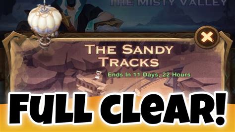 THE SANDY TRACKS VOYAGE OF WONDERS FULL CLEAR AFK ARENA YouTube