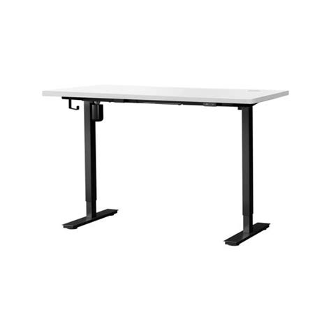 Oikiture Electric Standing Desk Single Motor 150m White Tabletop