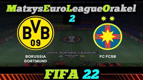 Borussia Dortmund Vs Fcsb Bukarest Spieltag Fifa M E L