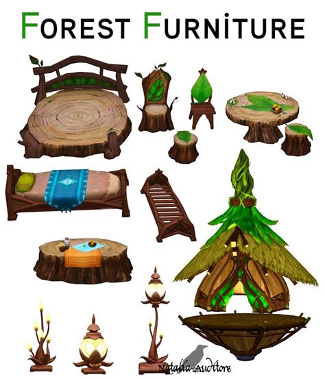 The Forest Furniture Is Made Up Of Wood