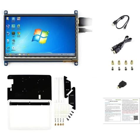 Waveshare For Raspberry Pi 7 Inch Capacitive Touchscreen Ips Display