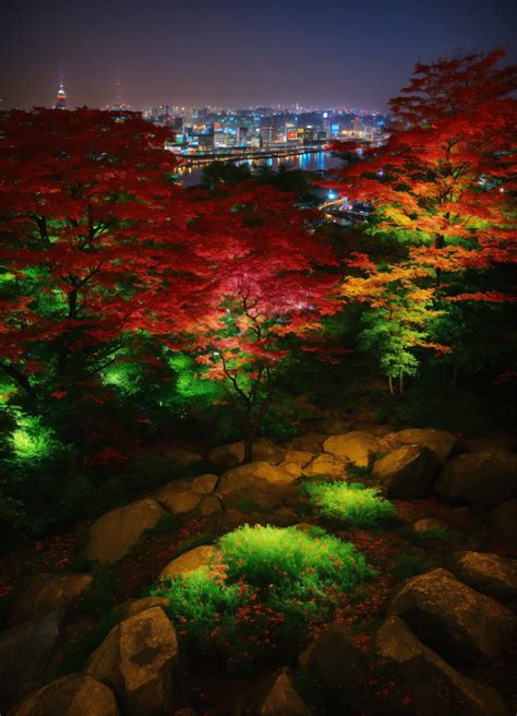 Lexica Seoul City As An Enchanted Forest