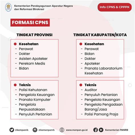 Inilah Daftar Formasi Dan Jadwal Seleksi Cpns Casn 20212022 Yang Bakal