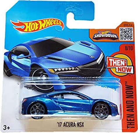 Hot Wheels Acura Nsx Blue Hw Then And Now Birthday Gift Role Playing Miniature Car Retro