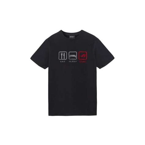 Asus Rog Lifestyle T Shirt Black Medium