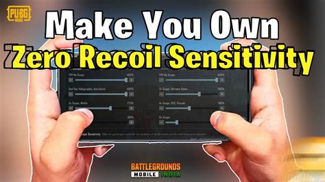 How To Make Your Own Sensitivity Best Zero Recoil Sensitivity For