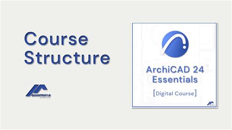 Course Structure ArchiCAD 24 Essentials Digital Course YouTube