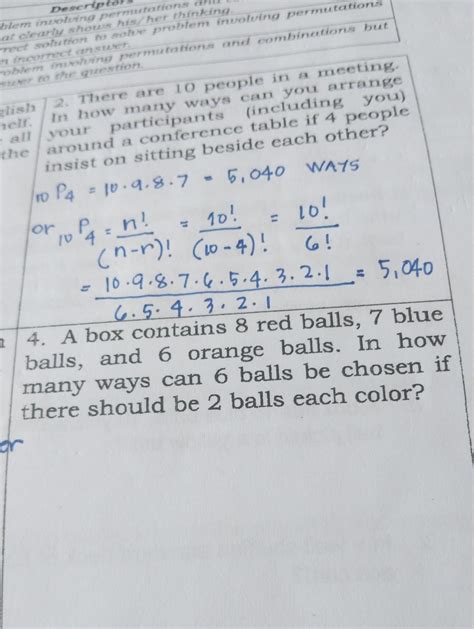 A Box Contains 8 Red Balls 7 Blue Balls And 6 Orange Balls In How