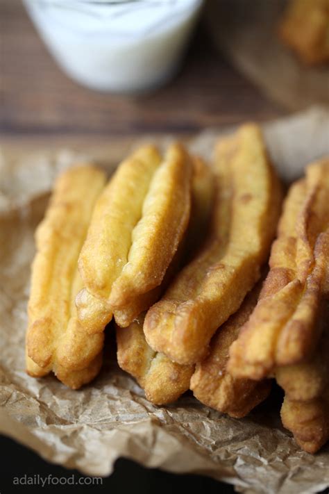 Deep Fried Dough Sticksyou Tiao A Daily Food Recipe Fried