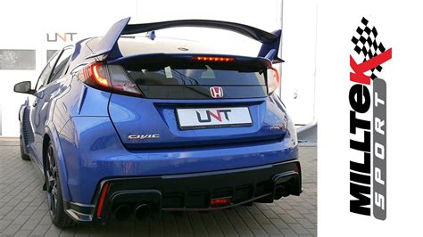 Honda Civic Type R FK2 Wydech Milltek Sport Cat Back Race Exhaust