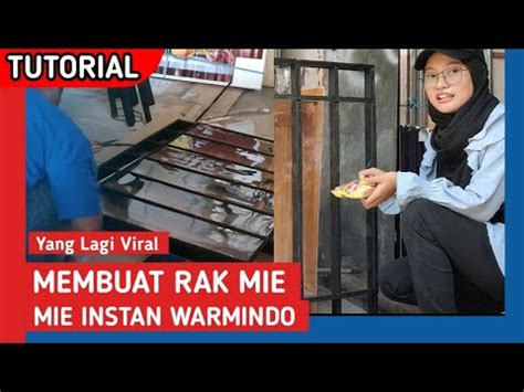 TUTORIALCara Membuat Rak Mie Instan Warmindo Kekinian Harga Booth