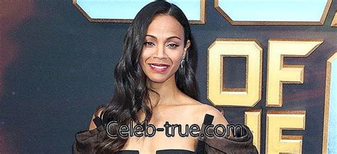 Biografía De Zoe Saldana Infancia Logros De Vida Y Cronología