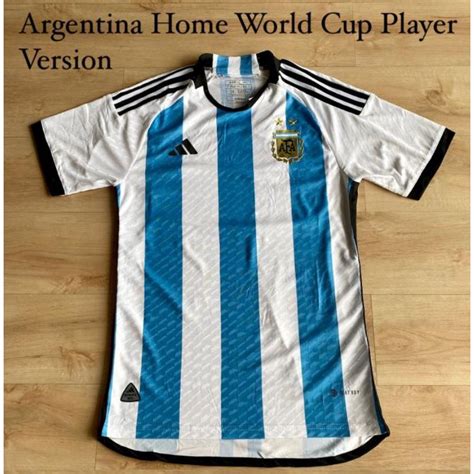 Jual PLAYER ISSUE JERSEY ARGENTINA HOME PI NEW 2022 BAJU BOLA NEGARA