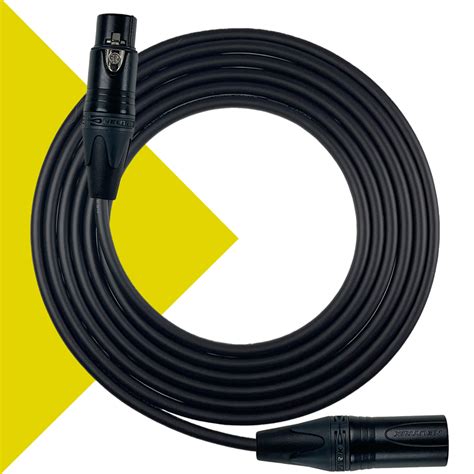 Mogami Quad Balanced Cable Mic Lead Neutrik Gold Xlr