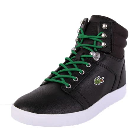 Lacoste Lacoste Orelle Urw Spm Leather Hi Top Black Black N63 Mens