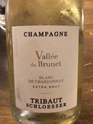 Tribaut Schloesser Champagne Vallee Du Brunet Blanc De Chardonnay Extra