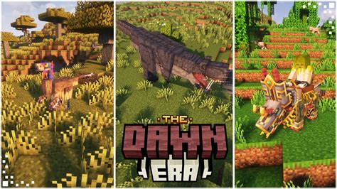 The Dawn Era Minecraft Mod Showcase A Modern Look Into Prehistoric