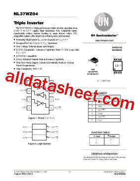 Nl Wz D Datasheet Pdf On Semiconductor