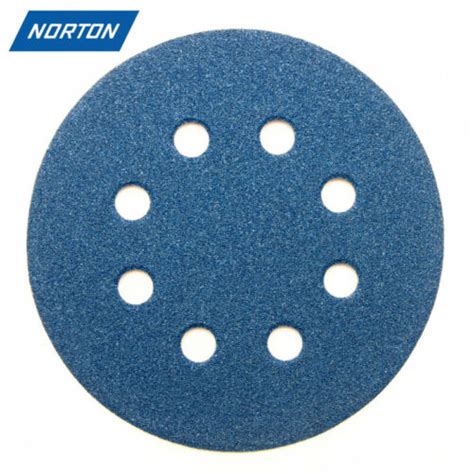 Mm Sanding Discs Zirconia Norton Sandpaper Hook Loop Fit Bosch