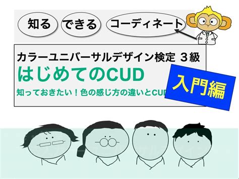 カラーユニバーサルデザイン検定3級｜npo法人カラーユニバーサルデザイン機構主催 Npo法人 カラーユニバーサルデザイン機構 Cudo