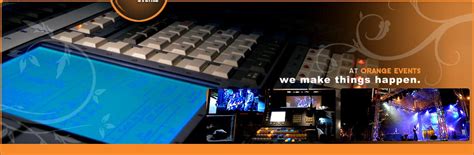 ORANGE EVENTS - ABOUT US