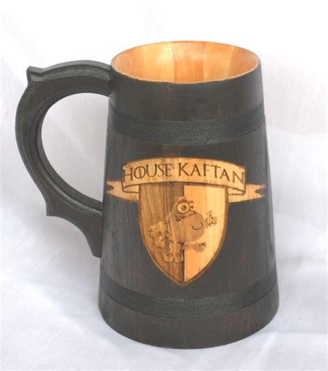 Wooden Beer Mug Engraved Mug Personalized Mug Groomsmen T Etsy