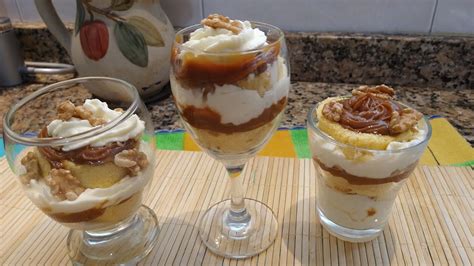 Postre Con Pionono En Vasos Receta Muy F Cil Y Econ Mica Youtube